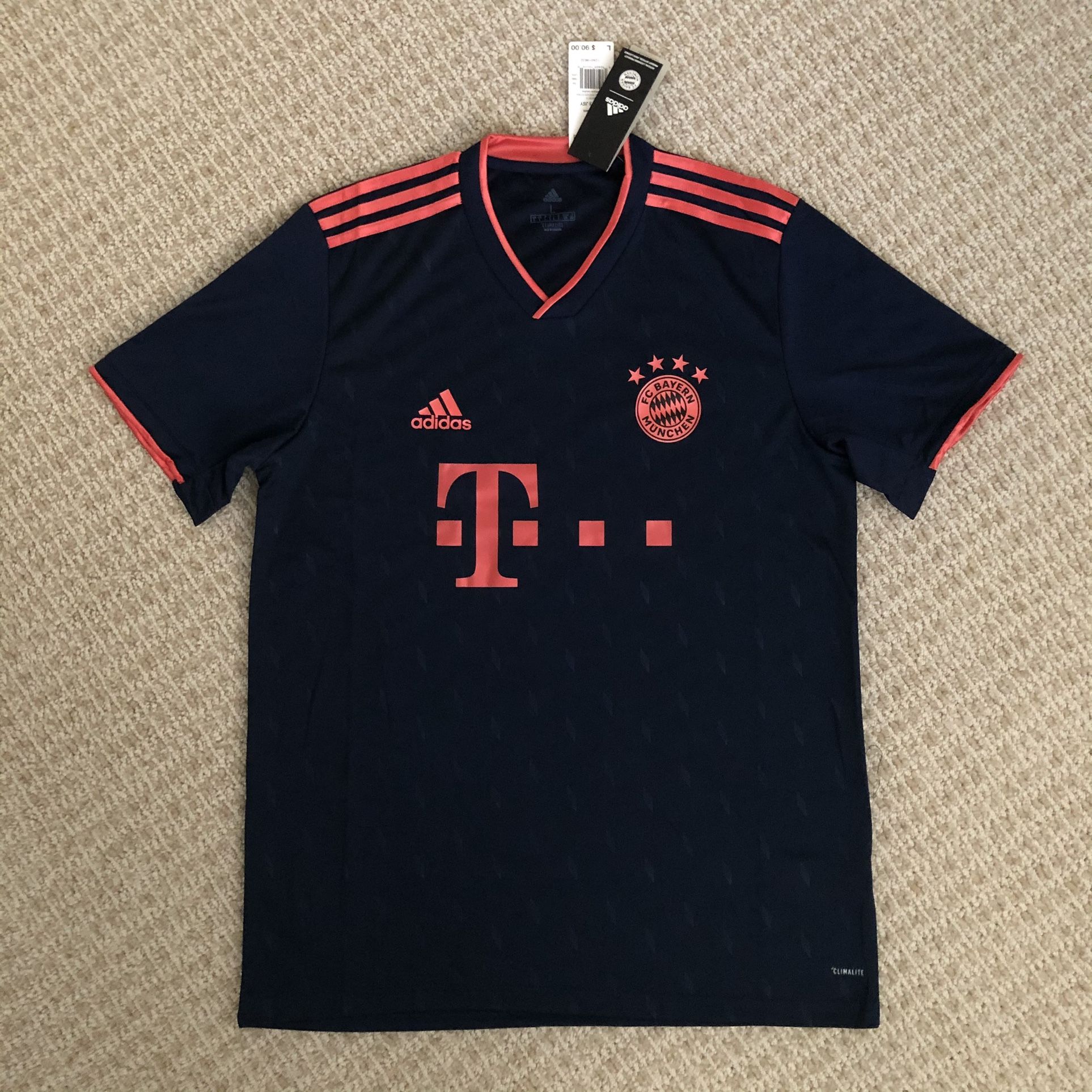 Lewandowski #9 FC Bayern Munich Adidas Third Soccer Jersey 2019 2020