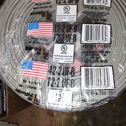 12/2 UF Copper Wire 250 Ft Long 