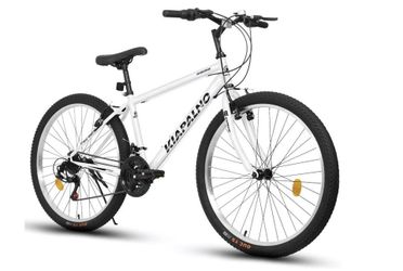 Mountain Bike 26 Inch for Men Women, 21 Speeds High-Carbon Steel Frame