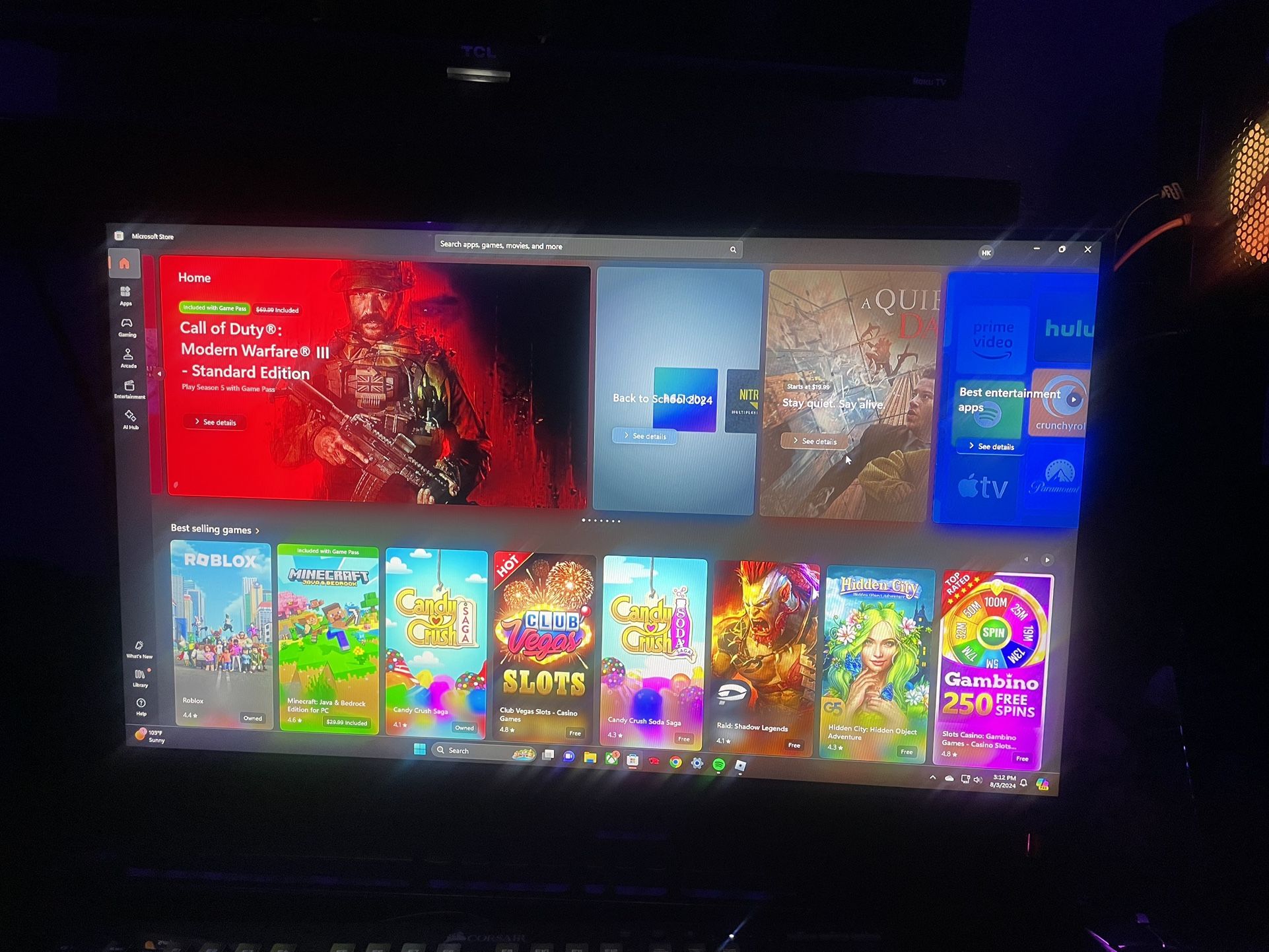 MSI 27” Nvidia G-Sync Monitor