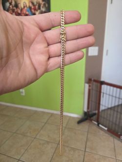 Solid 10k gold chain