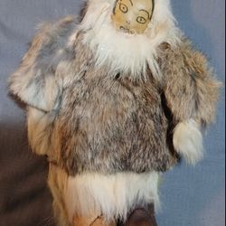 Vintage Small Eskimo Doll 4 Hand-painted Face