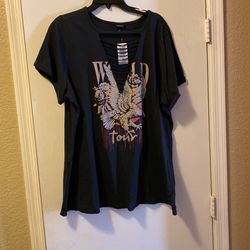 Torrid Cutout Neck Shirt New