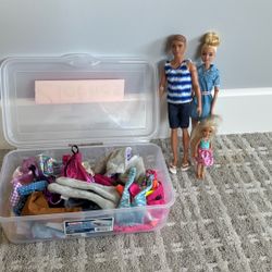 Barbie’s And Clothes 