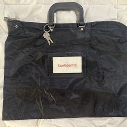 Confidential File Bag With Lock And Key