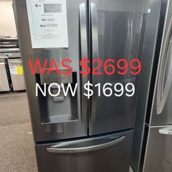 33" Special Refrigerator 25 Cu. Ft. French Door W/ice And Water Dispenser And Smart Diagnostics