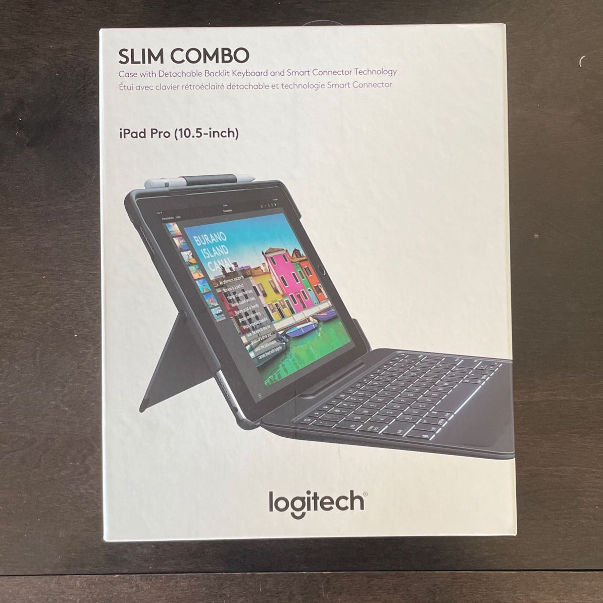 iPad Keyboard Logitech Slim Combo Never Used