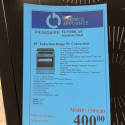 Frigidaire 30” Induction Range W/convection 