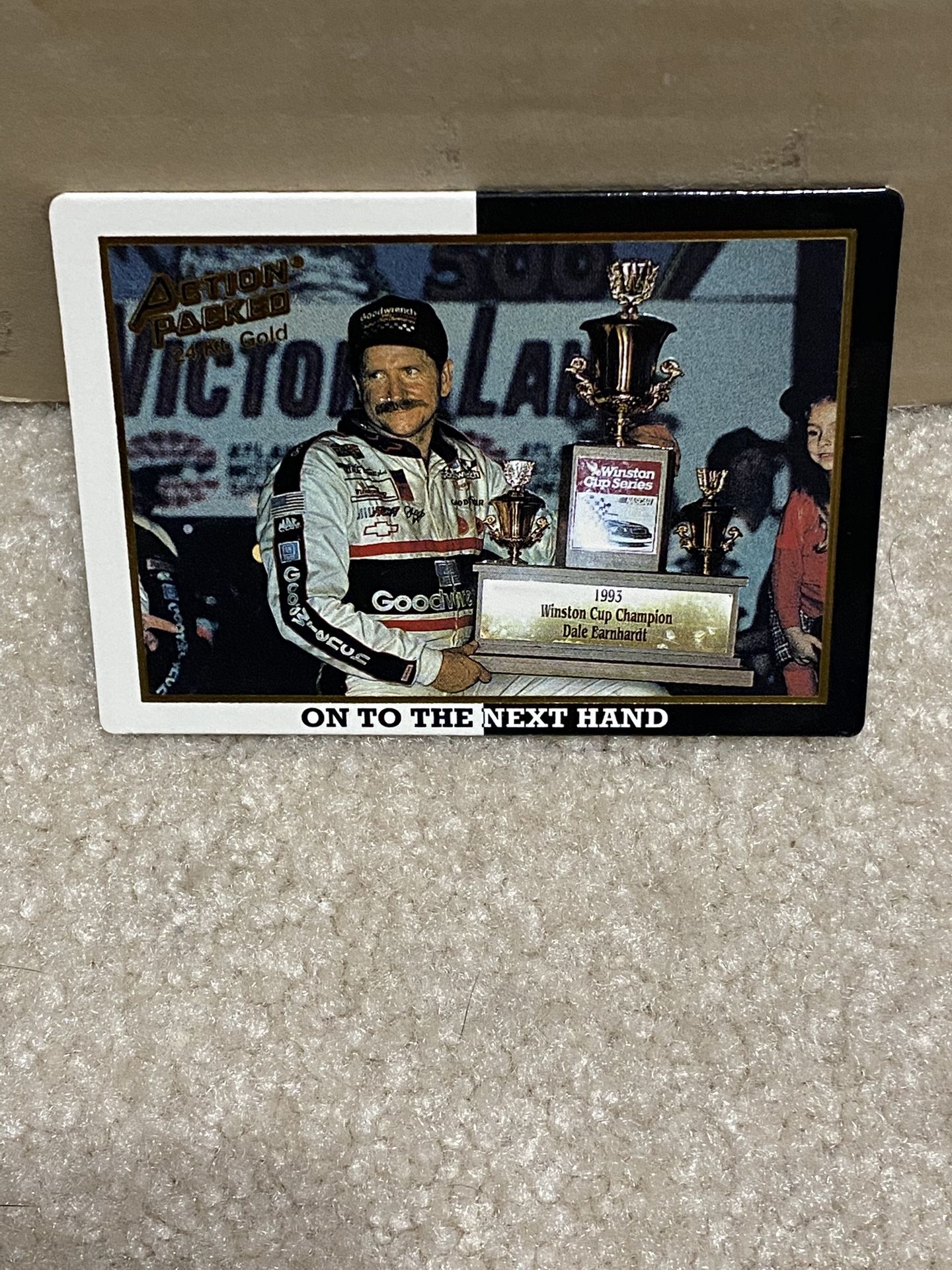 Very Rare 1994 Action Packed Dale Earnhardt 24 Kt. Gold!