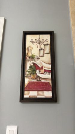 Bathroom art work