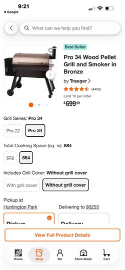 Pellet grill traeger
