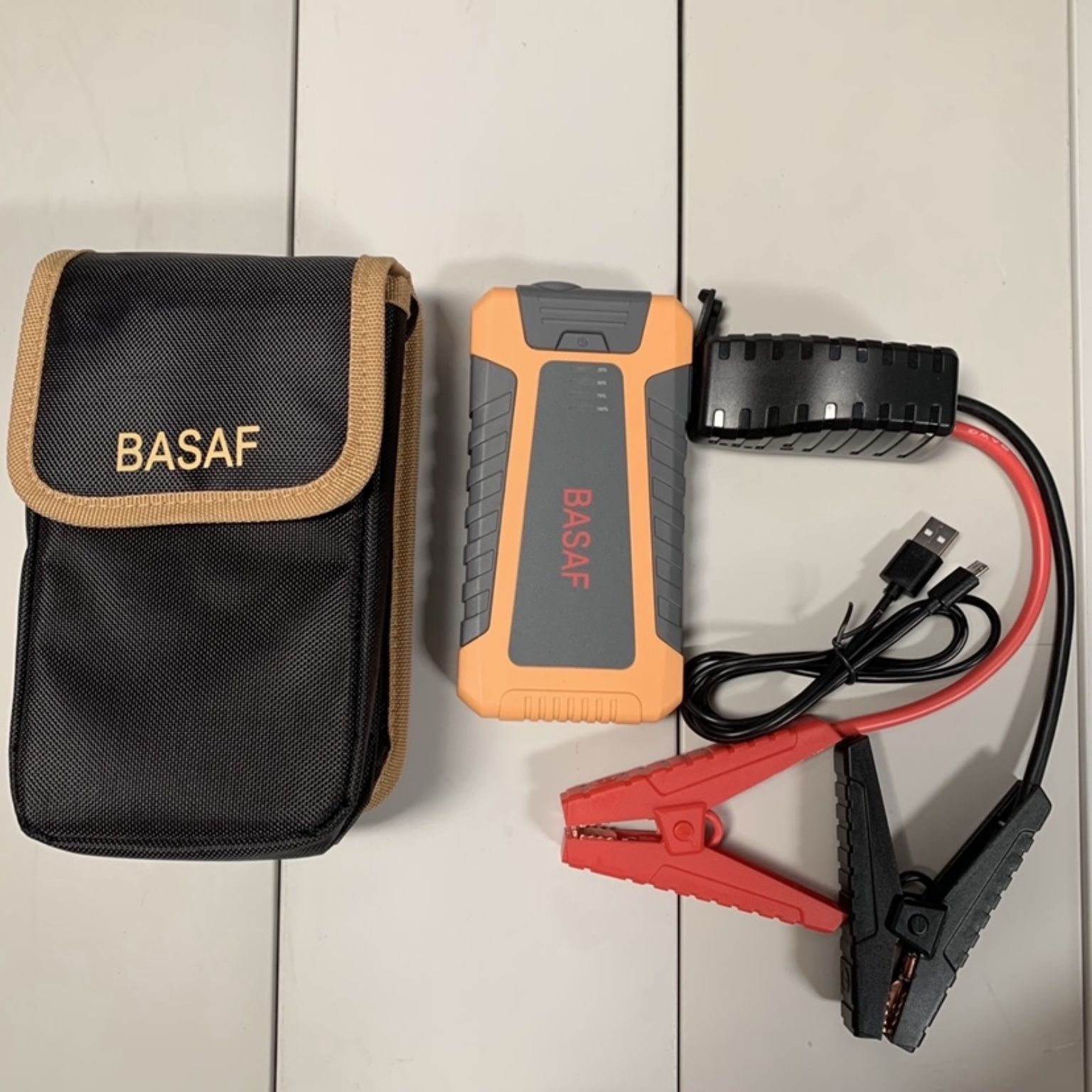 BASAF 800A Portable Jump Starter, Car Battery Jumper