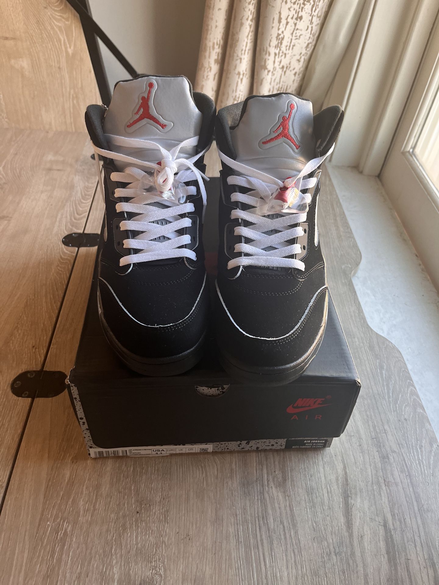 Air Jordan 5 Retro OG ‘Black Metallic Reimagined brand new size men’s 11  