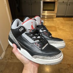 Jordan 3 Retro Black Cement 2018 Size 9.5