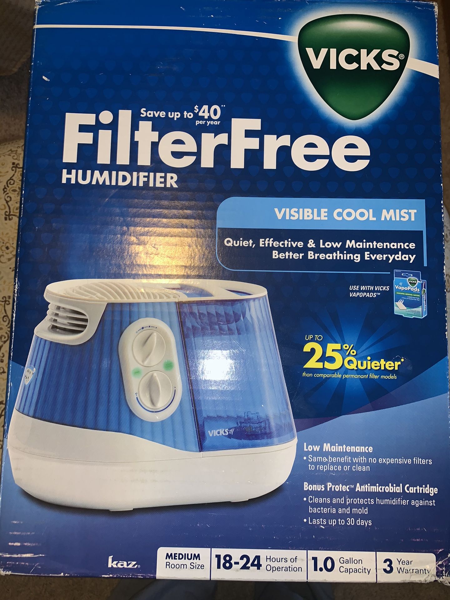 Vick’s v4500 humidifier