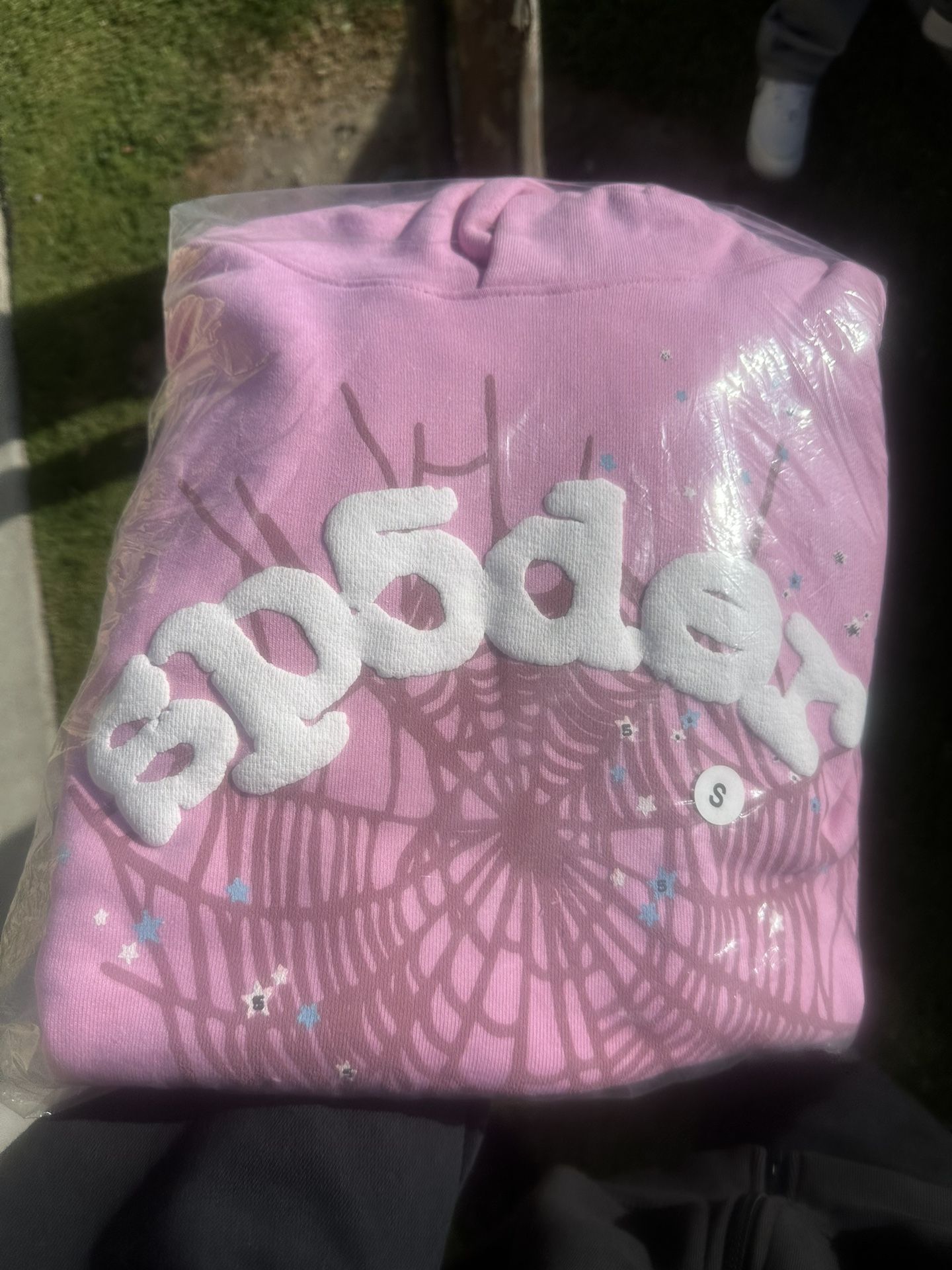 OG pink sp5der hoodie 