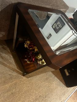 Mirror coffee tables set of 2