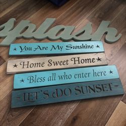 Beachy Signs 5$ For Everything 