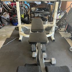 Weight Bench With Weights 