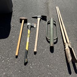 yard tools (post digging) 
