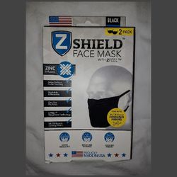 Z-Shield Face Masks · 2 pack · NEW/UNOPENED