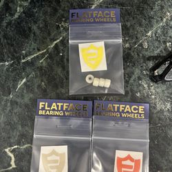 Flat face jay material fingerboard wheels