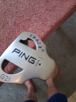 Mint ping crazee b putter head cover new superstroke grip