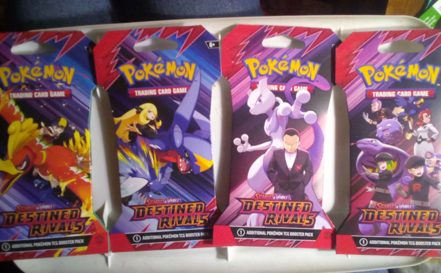 Six Packs Of Brand New Pokemon Cards