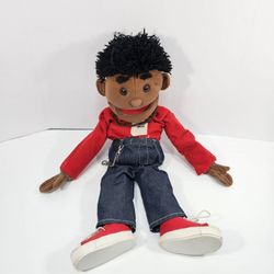 Sunny & Co. 28" Full Body Ventriloquist Church Puppet - Red Shirt Bible Theme