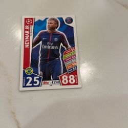 Rare Neymar Soccer Card