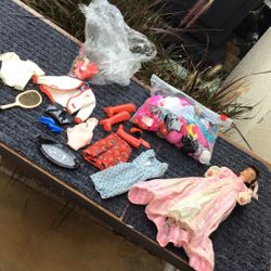 Vintage Collectible Barbies Clothes And Others 