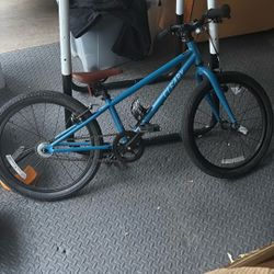Blue Clearly Kids Bike With Cup holder 