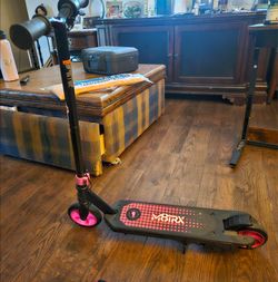 M8TRX pink 12V Electric Scooter for kids Ages 6-12 Powered E-Scooter