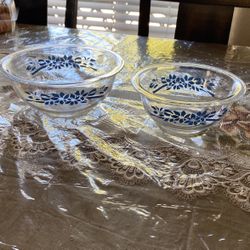 Pyrex Clear Bowls