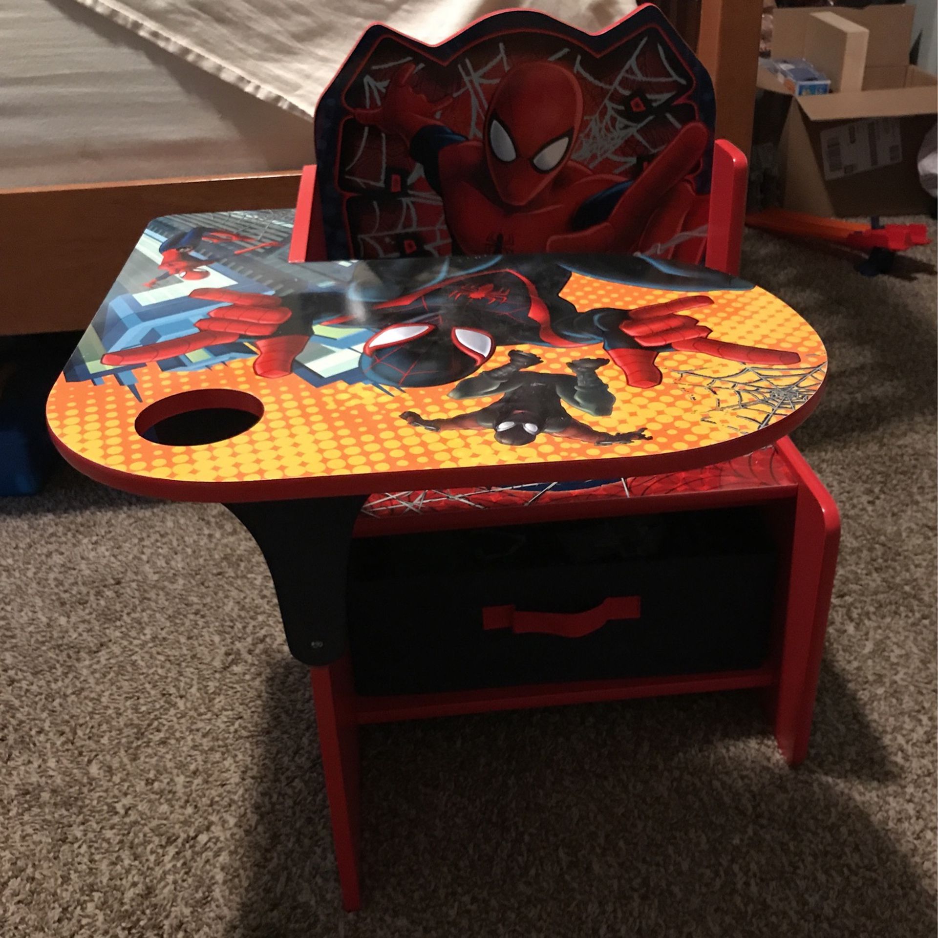 Toddler Spider-Man Desk