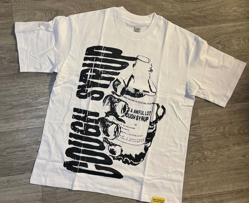 Awful Lotta Cough Syrup Shirts White