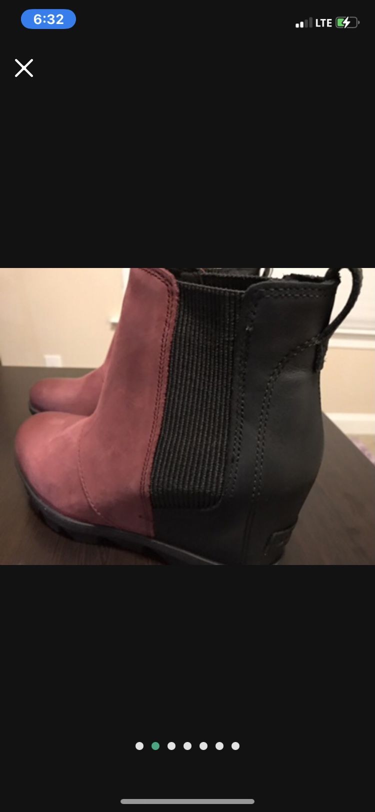 Sorel Joan of Artic Waterproof Wedge Bootie 6.5