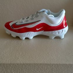 Nike Alpha Huarache Elite 4 MCS Baseball Cleats Red/White Size 13.