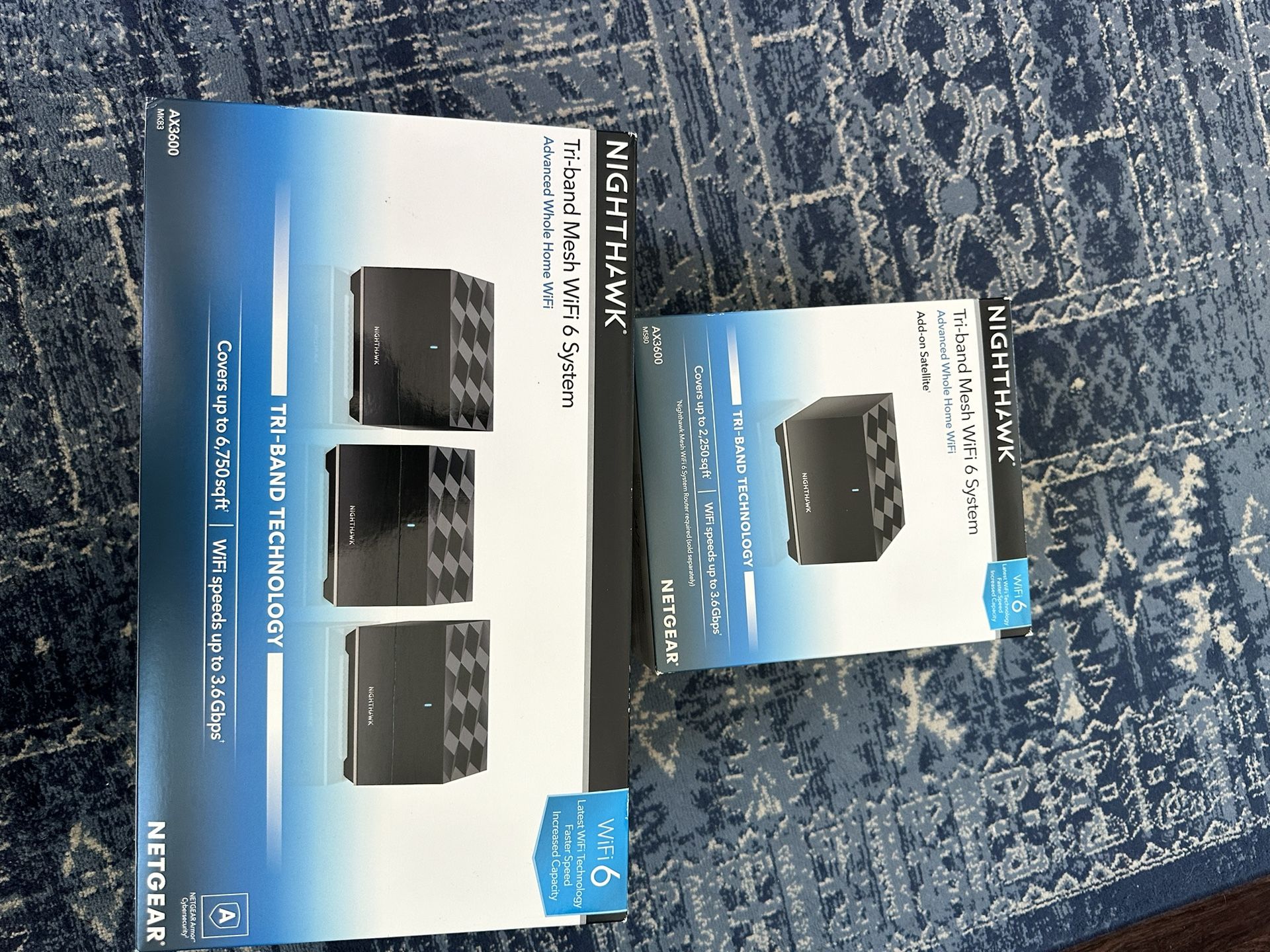 NETGEAR Nighthawk WiFi 6 Mesh Router W/ 3 Satellites