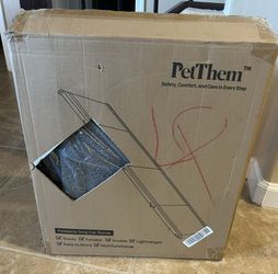 PetThem Foldable Aluminum Dog Car Ramp - 71 inch - NEW Open Box