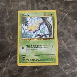 Pokemon Weedle 69/102