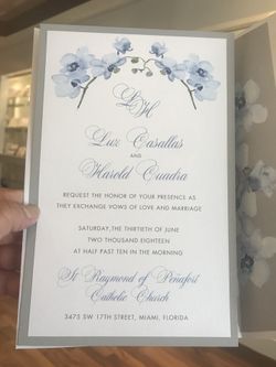 $4 . Wedding invitations