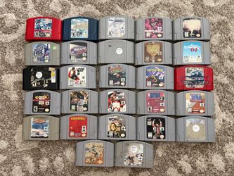 Nintendo 64 games 10 each