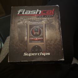 SUPERCHIPS FLASHCAL F5 IN-CAB TUNER,GASOLINE,COMPATIBLE WITH 2007-2018 JEEP JK WRANGLER - UNLOCKED CONFIRMED 