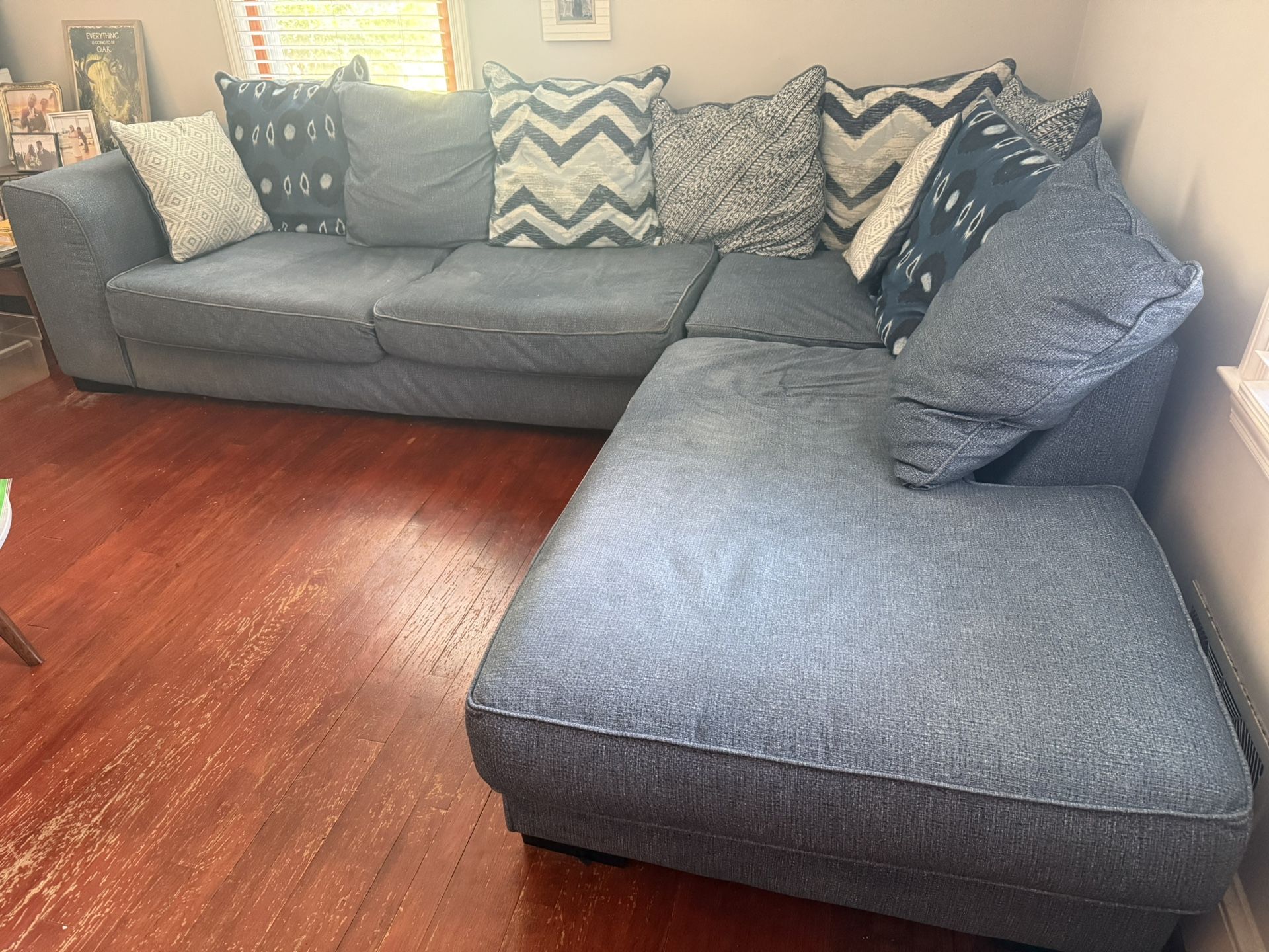 Blue Sectional