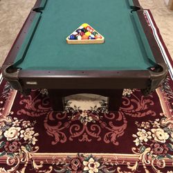 Mizerak 7 ft (84” by 46.5”) pool table