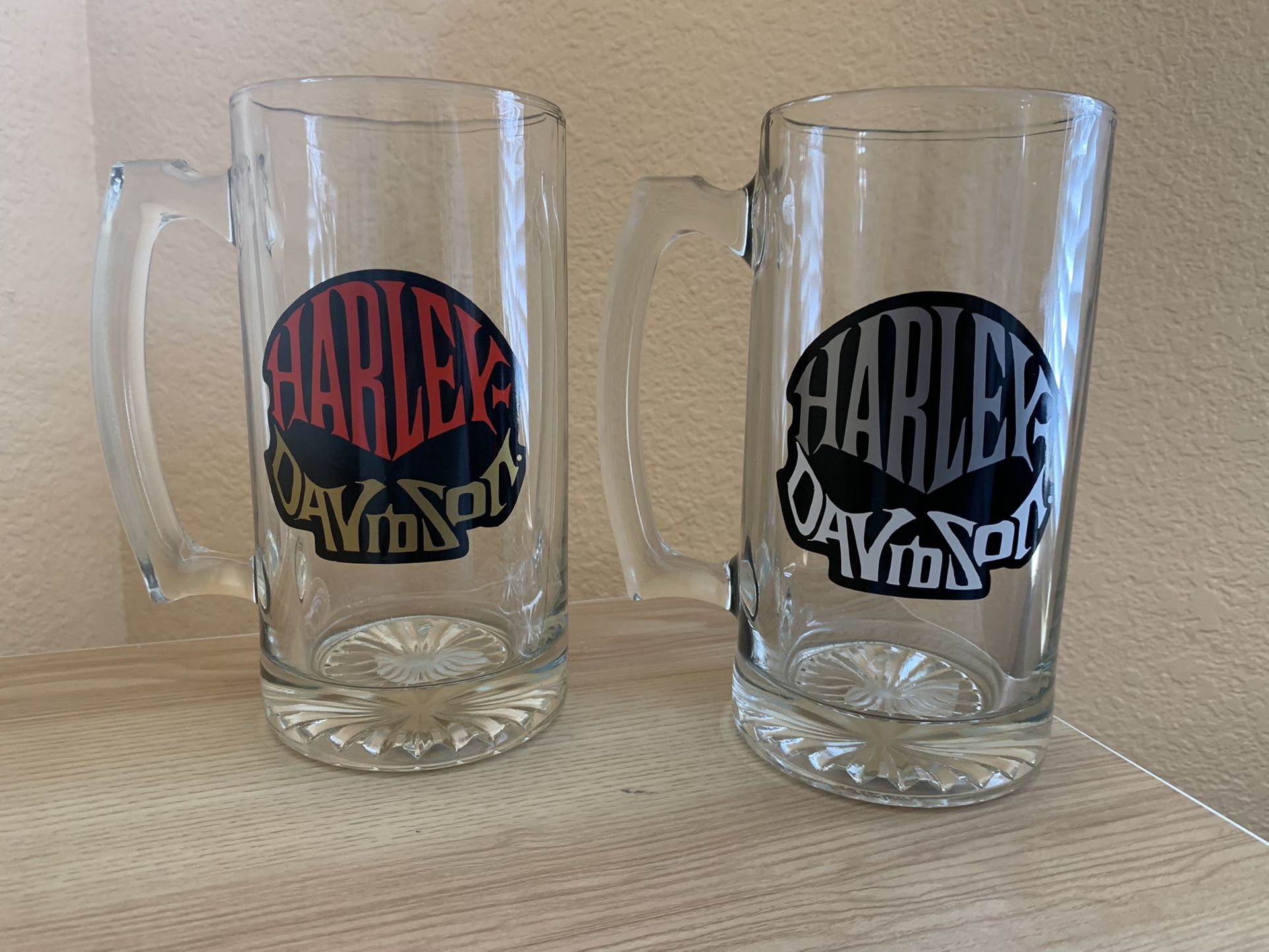 Harley Davison Skull Beer Mug 