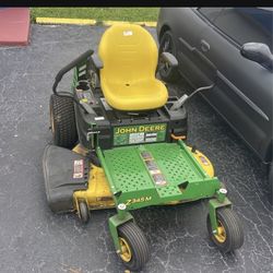 John Deer Riding Lawnmower Z345m 