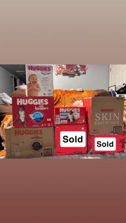 Huggies Baby Diapers OBO- Multiple Sizes (Size 1, 2, 3, 5) OBO