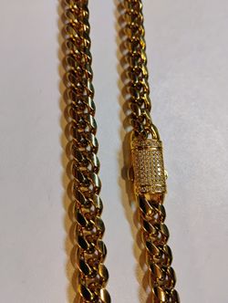 CUBAN LINK GOLDFILLED 18K,HIGH QUALITY,CHAPA DE ORO